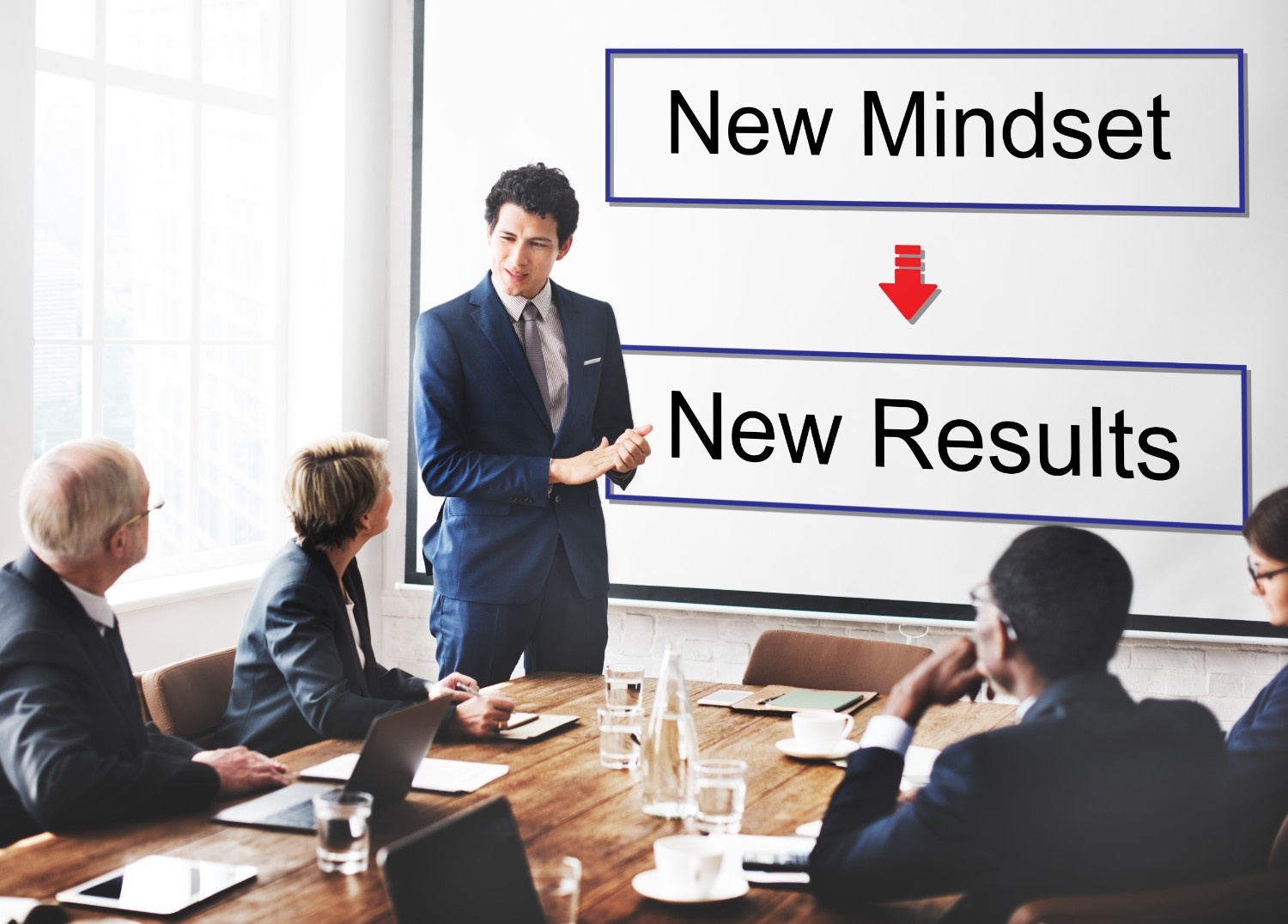 mindset opposite positivity negativity thinking concept 1