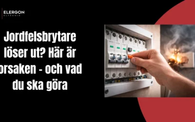 Jordfelsbrytare löser ut? Här är orsaken – och vad du ska göra